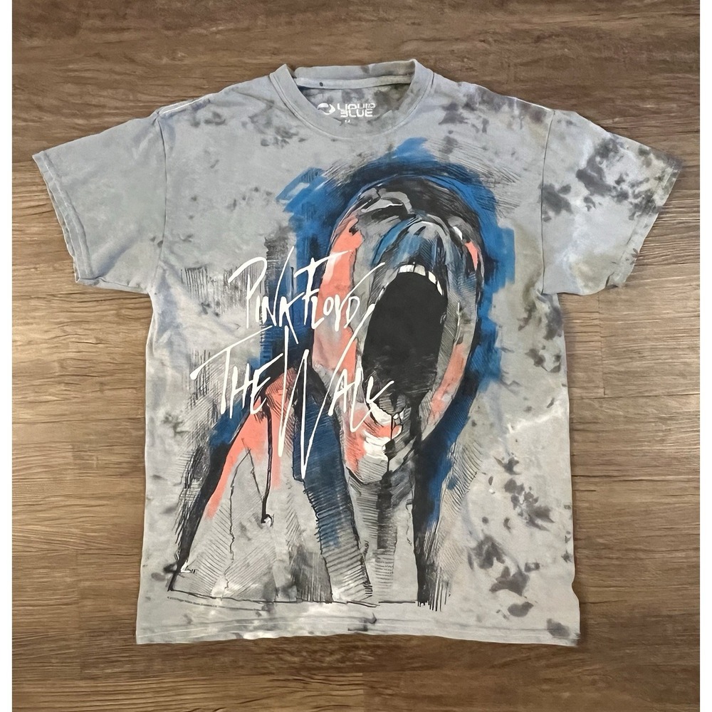 Liquid Blue Pink Floyd T-shirt Size Medium I31